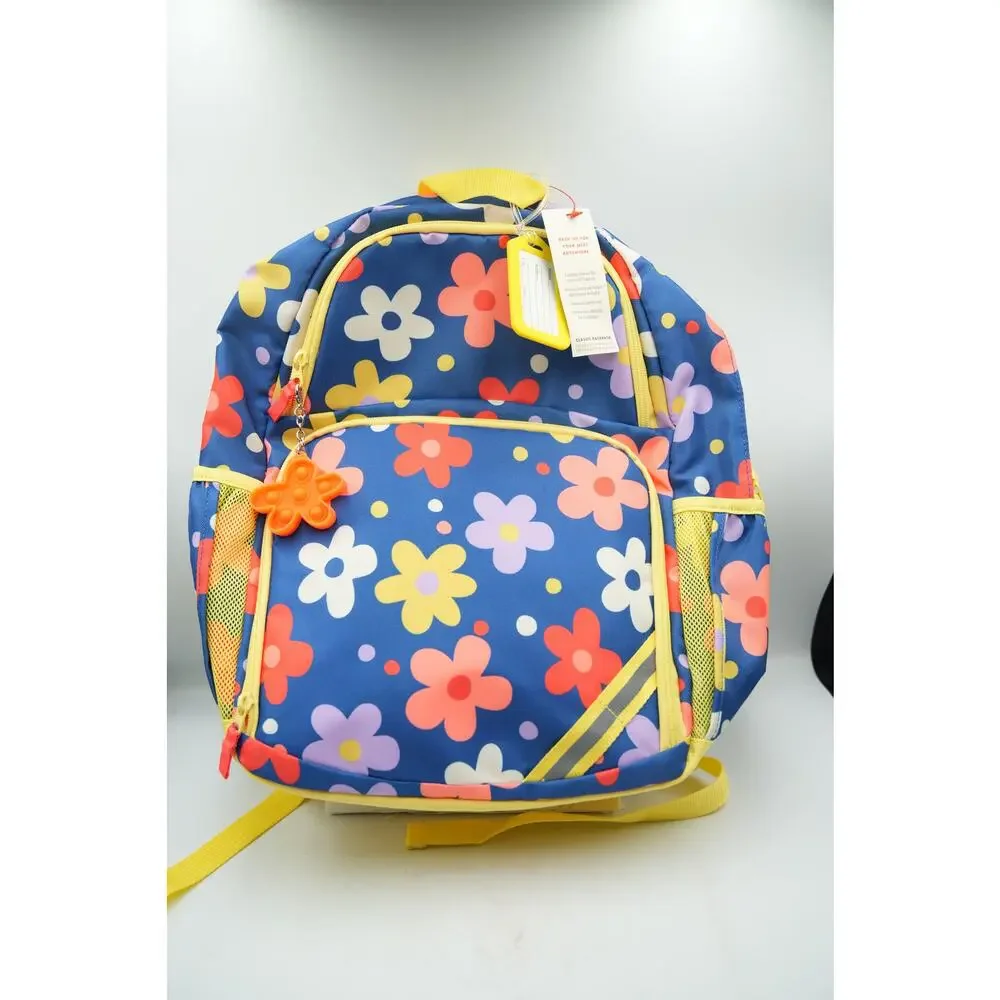 Cat & Jack Floral‎ Backpack Bundle w/ Embark Lunch Bag, Toys & Supplies NEW